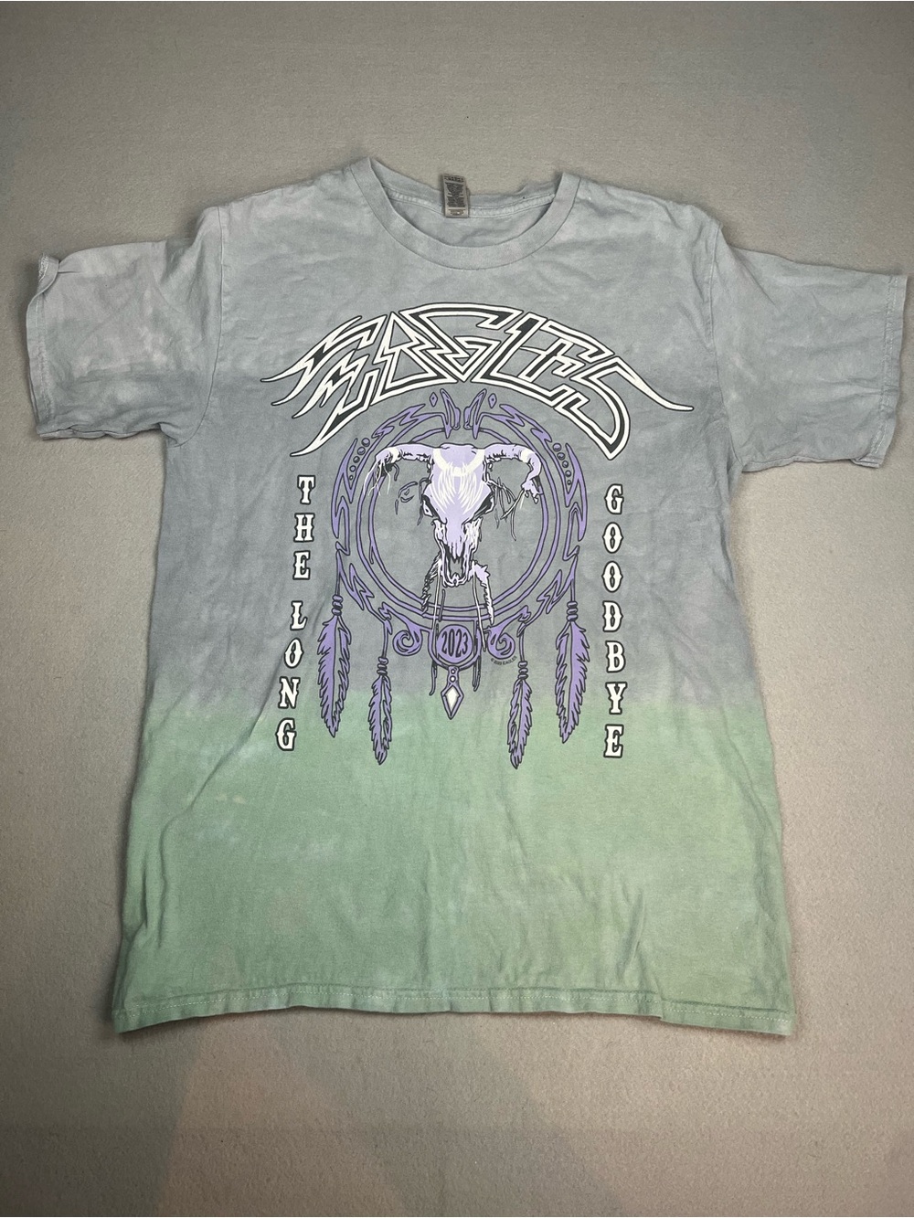 Eagles “The Long Goodbye Tour 24–25” tie-dye graphic tee | size Medium